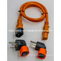 Pigtail Adapter Power Cord 15 AMP Male Plug to 30 AMP Locking Female